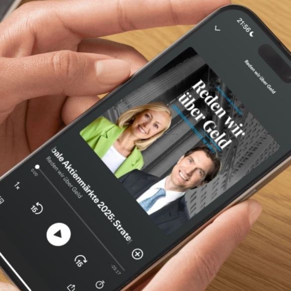 next2brain produziert den Podcast "Reden wir über Geld" von Portfolio Conecpt aus Köln