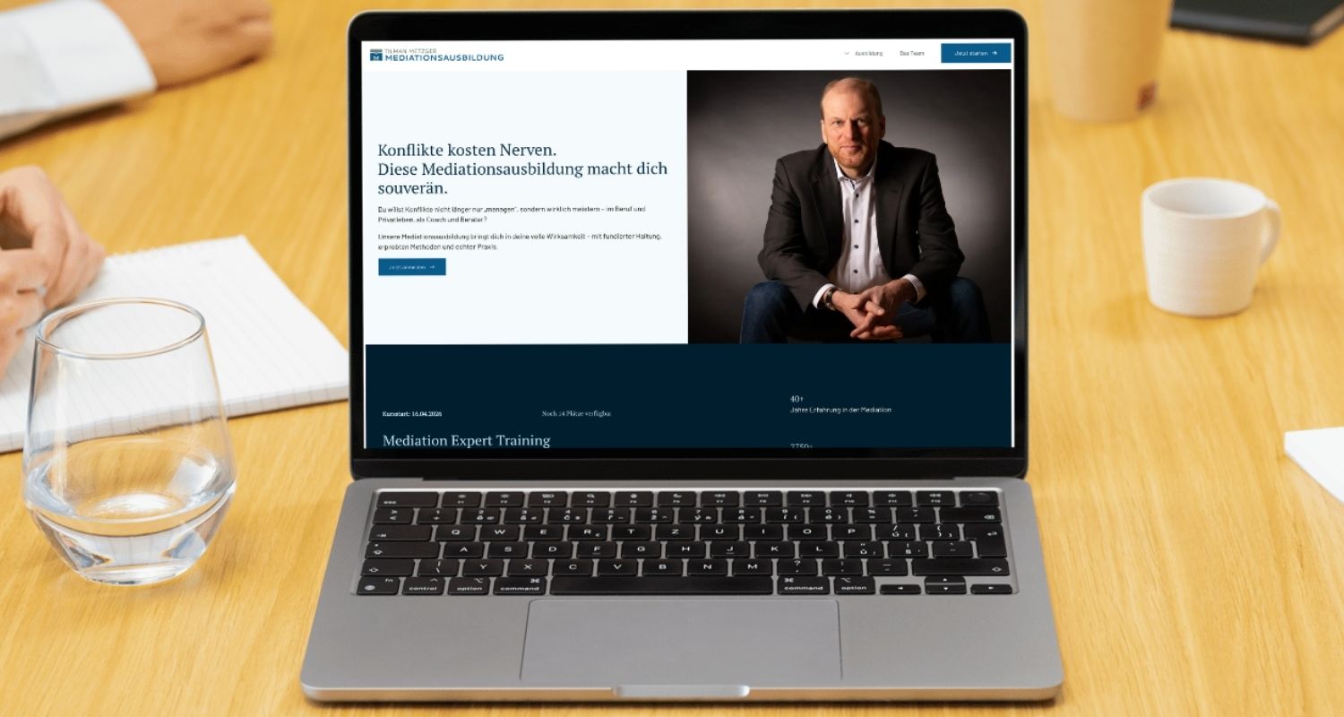 Joomla! Website f&uuml;r die Mediationsausbildung von Tilman Metzger