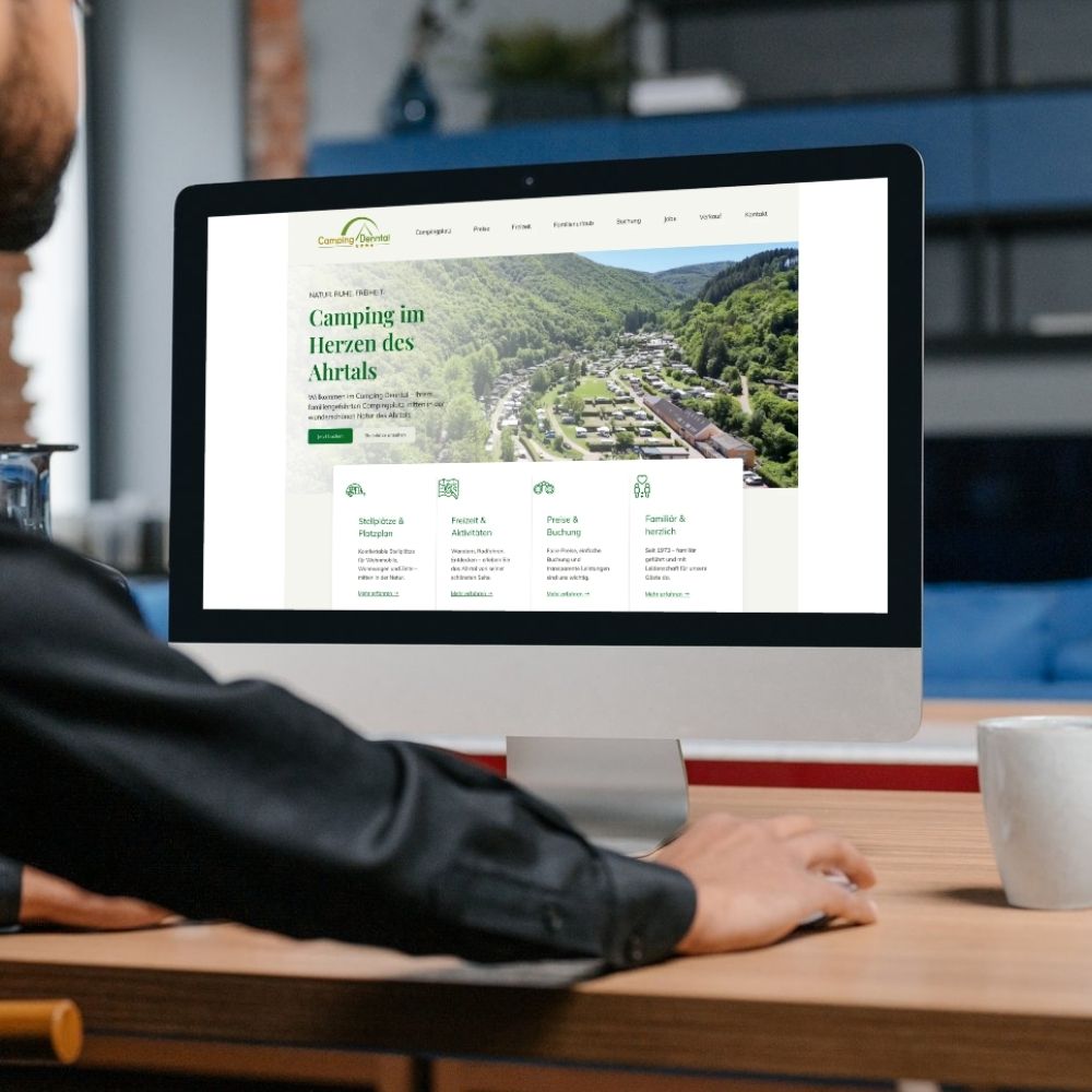 Joomla! Website von Camping Denntal im Ahrtal