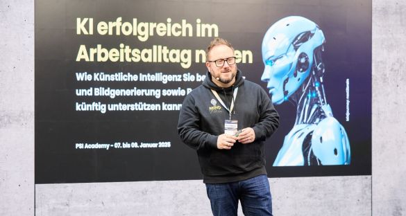 Thorsten Bastian erklärt die transformative Kraft der Künstlichen Intelligenz auf der PSI Messe 2025