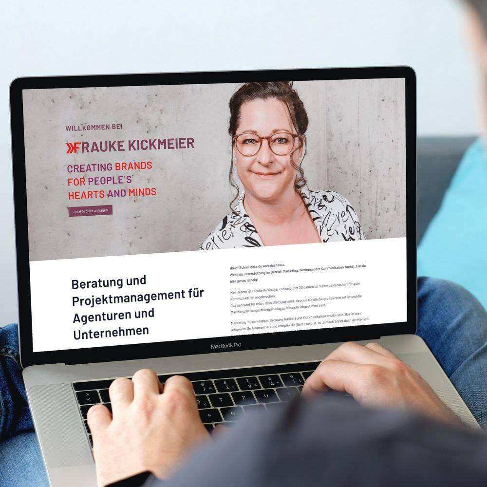 Frauke Kickmeier Website