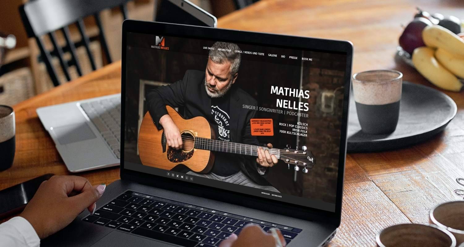 WordPress Website von Mathias Nelles