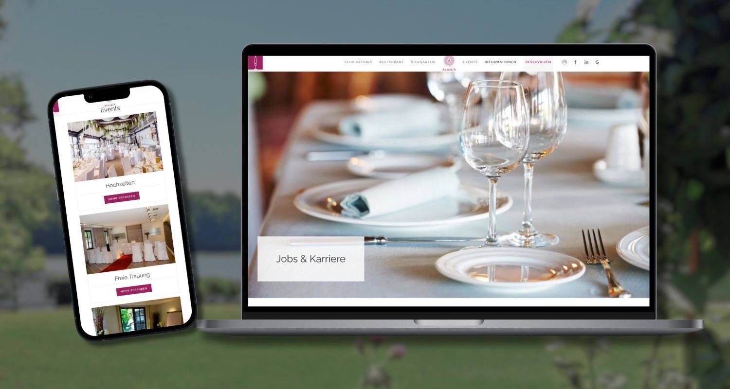 Website Relaunch des Club Astoria aus Köln